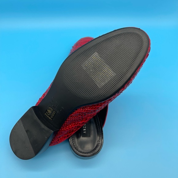 Like NEW REAL SNAKE, RED ANZETUTTO size US 9 EU 40 - Picture 7 of 10